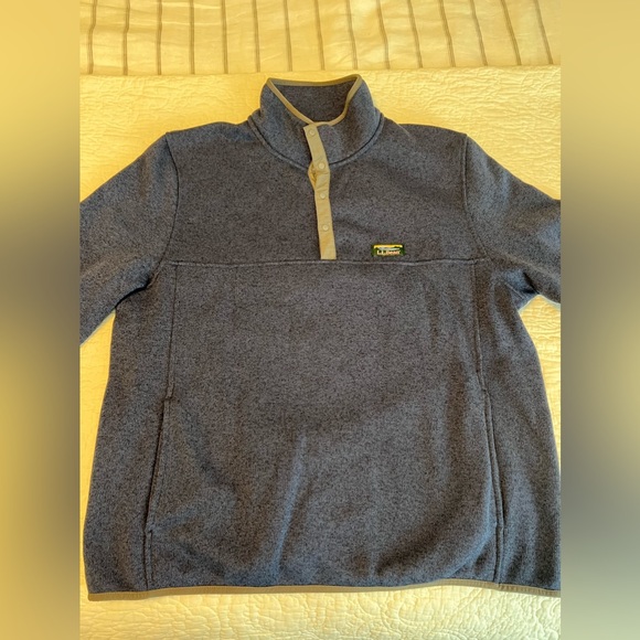 L.L. Bean Sweater Fleece Pullover Men’s - Picture 1 of 4